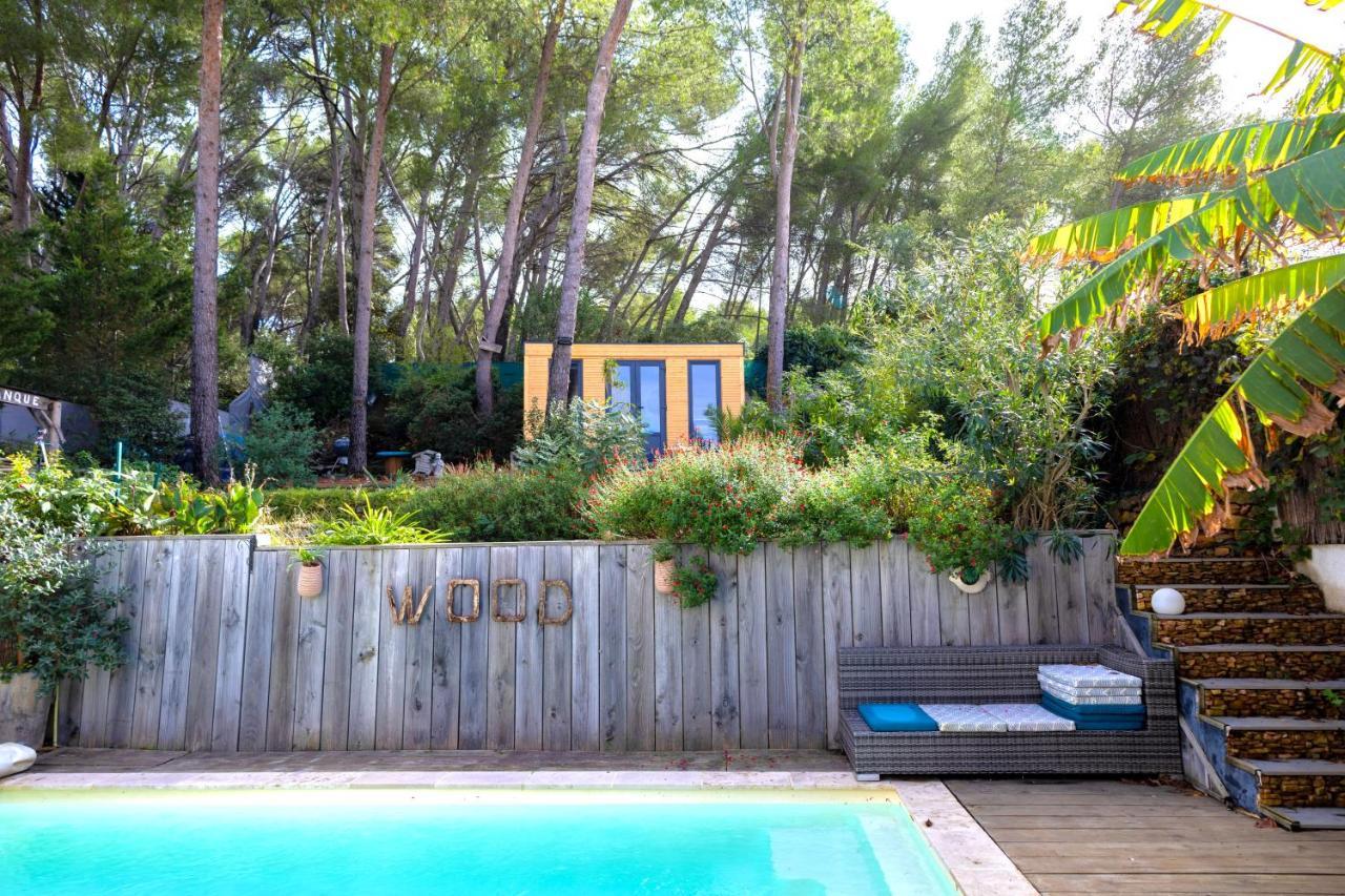 Charmant Studio Lodge Climatise Avec Jardin Et Vue Sur Le Pic Saint Loup Jacou Bagian luar foto