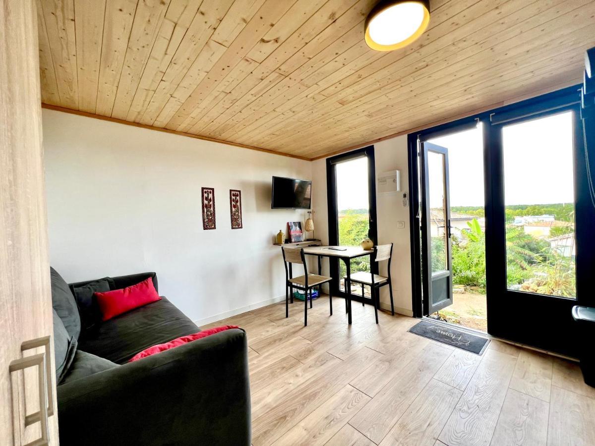 Charmant Studio Lodge Climatise Avec Jardin Et Vue Sur Le Pic Saint Loup Jacou Bagian luar foto